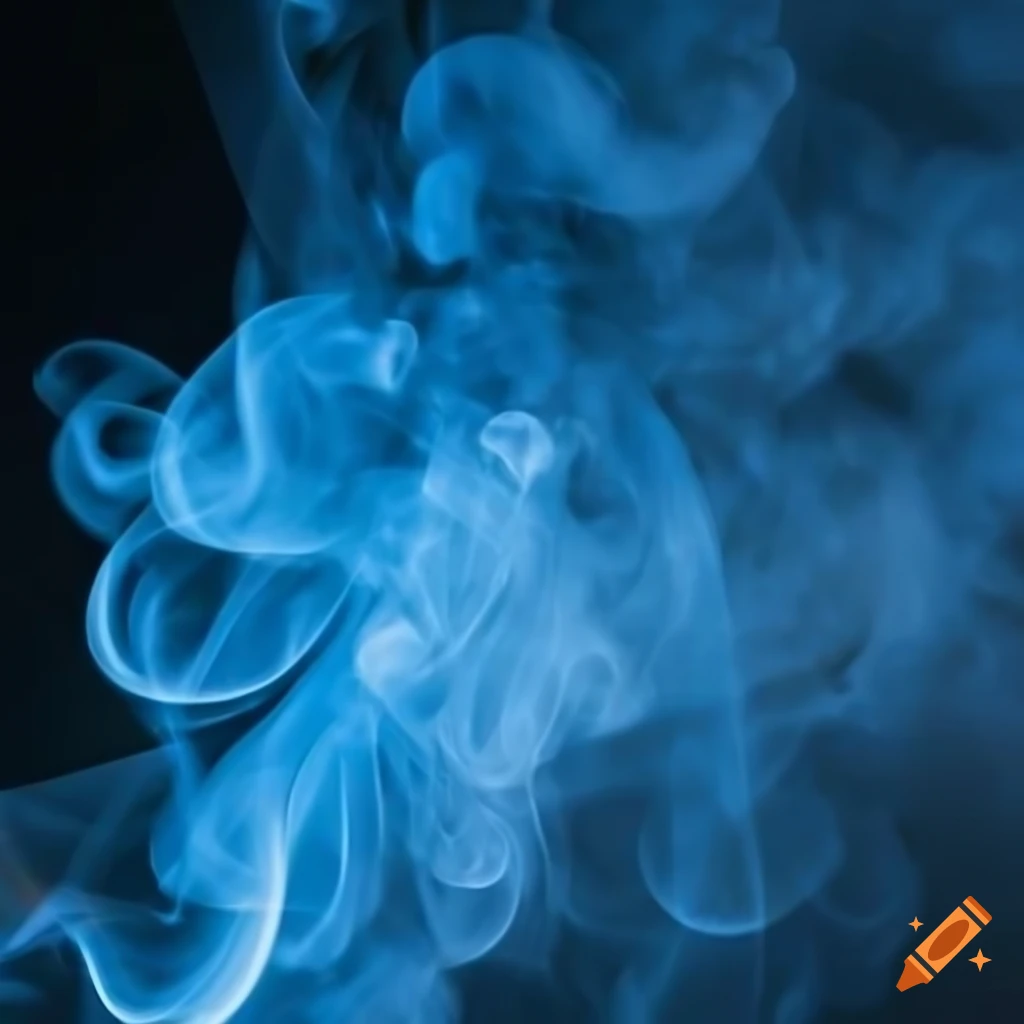 Blue smoke background