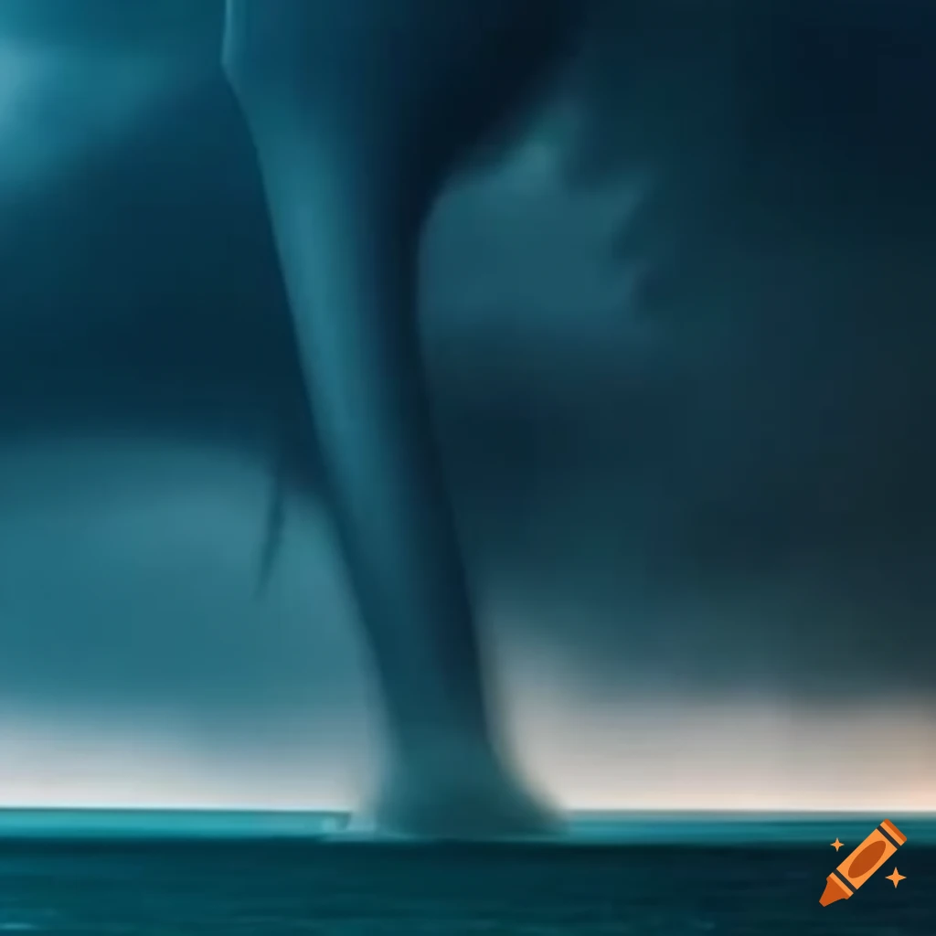 Six massive tornadoes on water