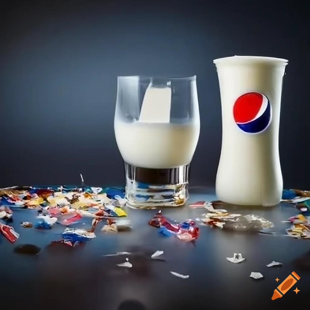 Milk and Pepsi mixed together