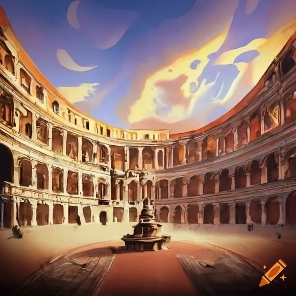 Illustration of Rome at its peak