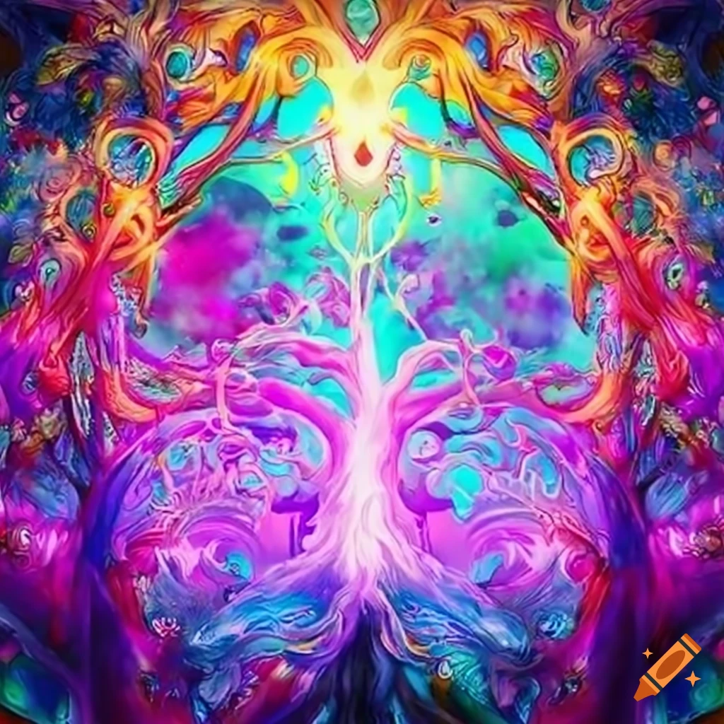 Starlight Tree from Duel Masters card game with vibrant colors and intricate details
