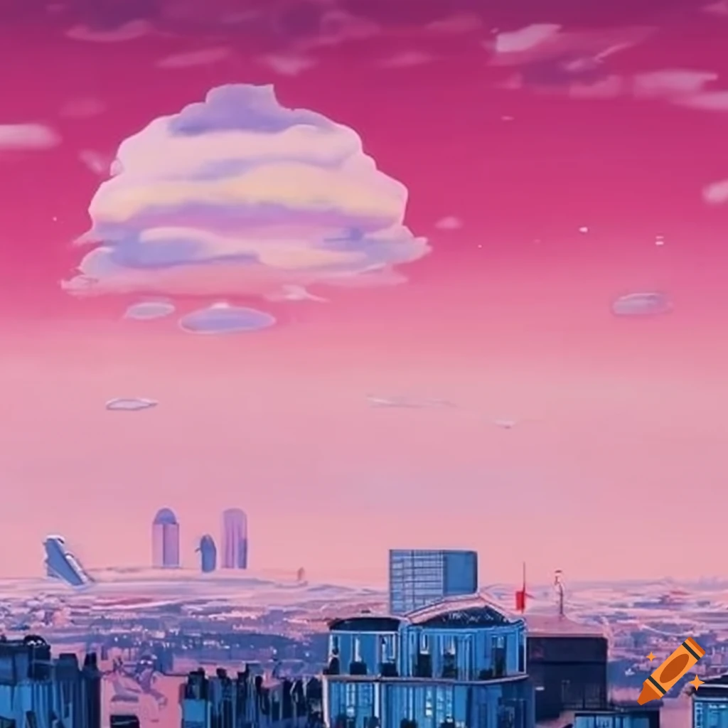 Sky town daytime by Chiho Aoshima and Chris Ware