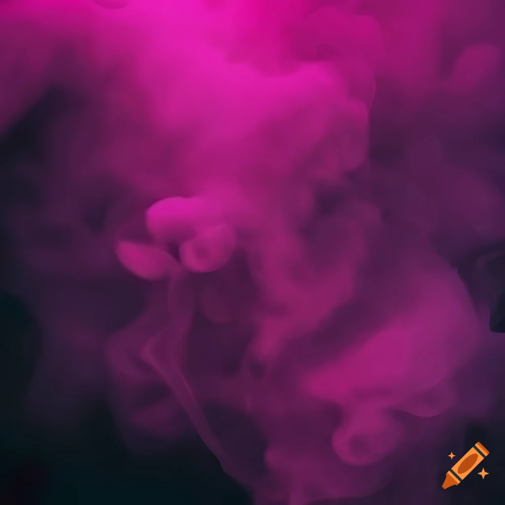 Pink rising smoke abstract art background