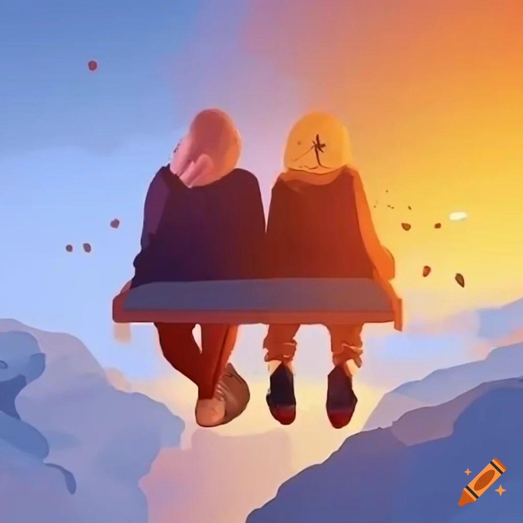 High-altitude conversation with a sense of speed