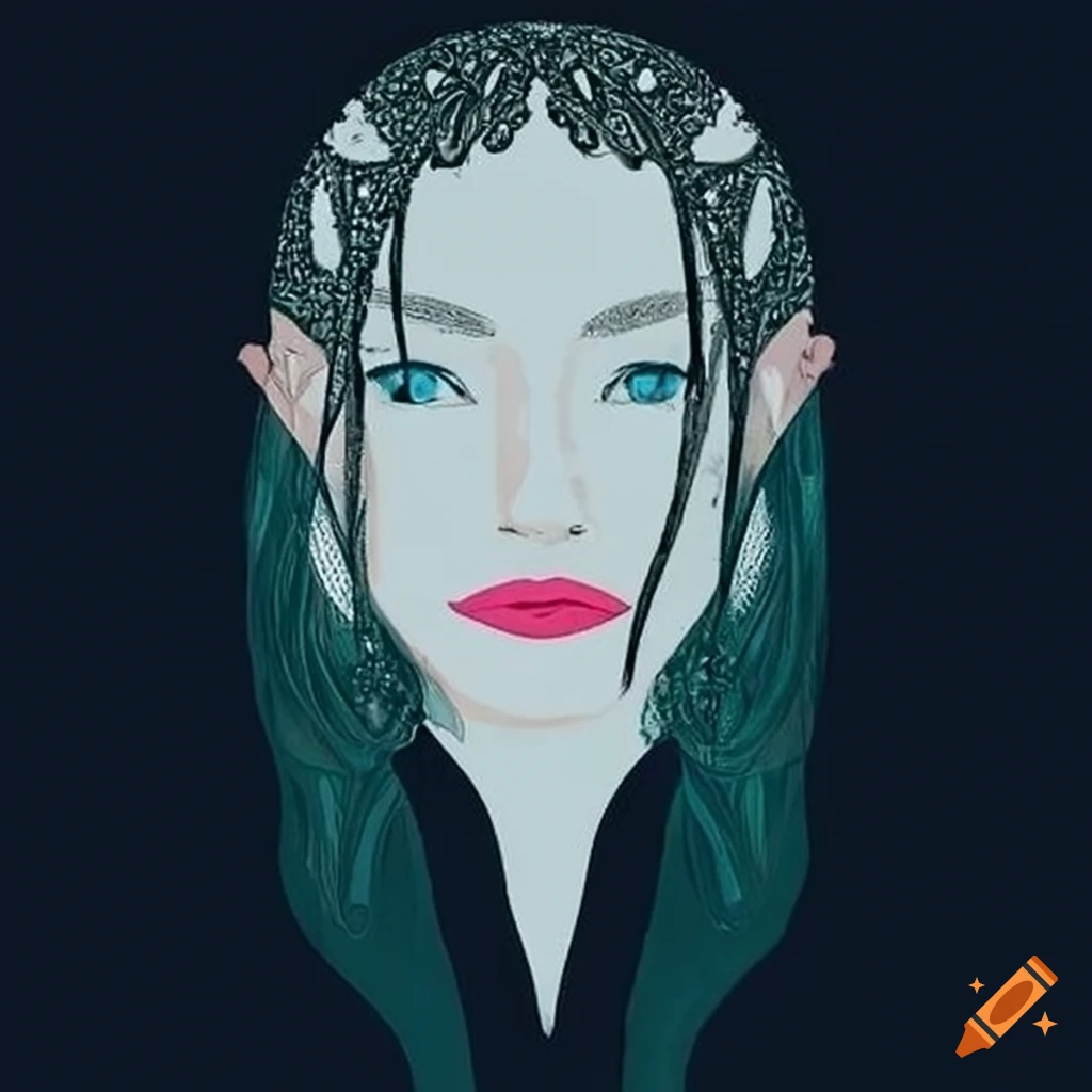 Galadriel casting a powerful spell