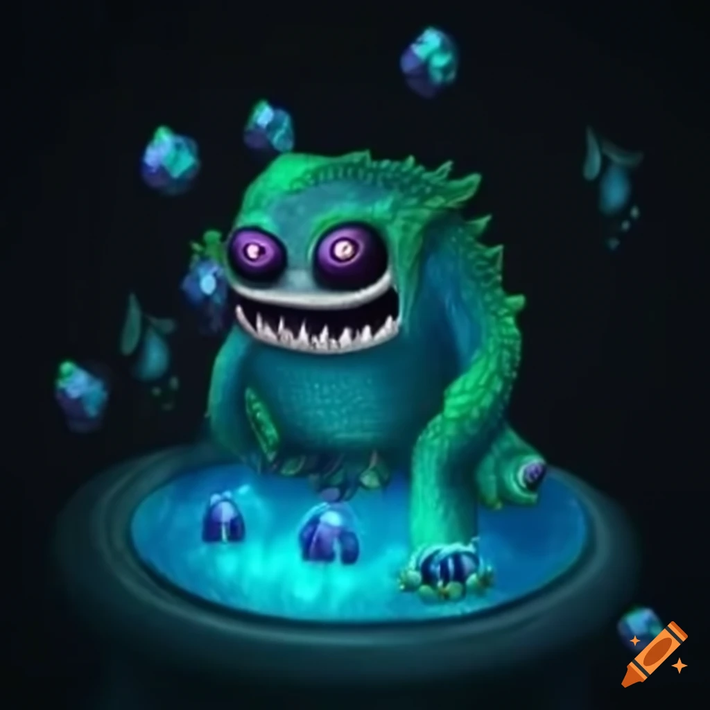 My Singing Monsters Shadow Crystal Glass