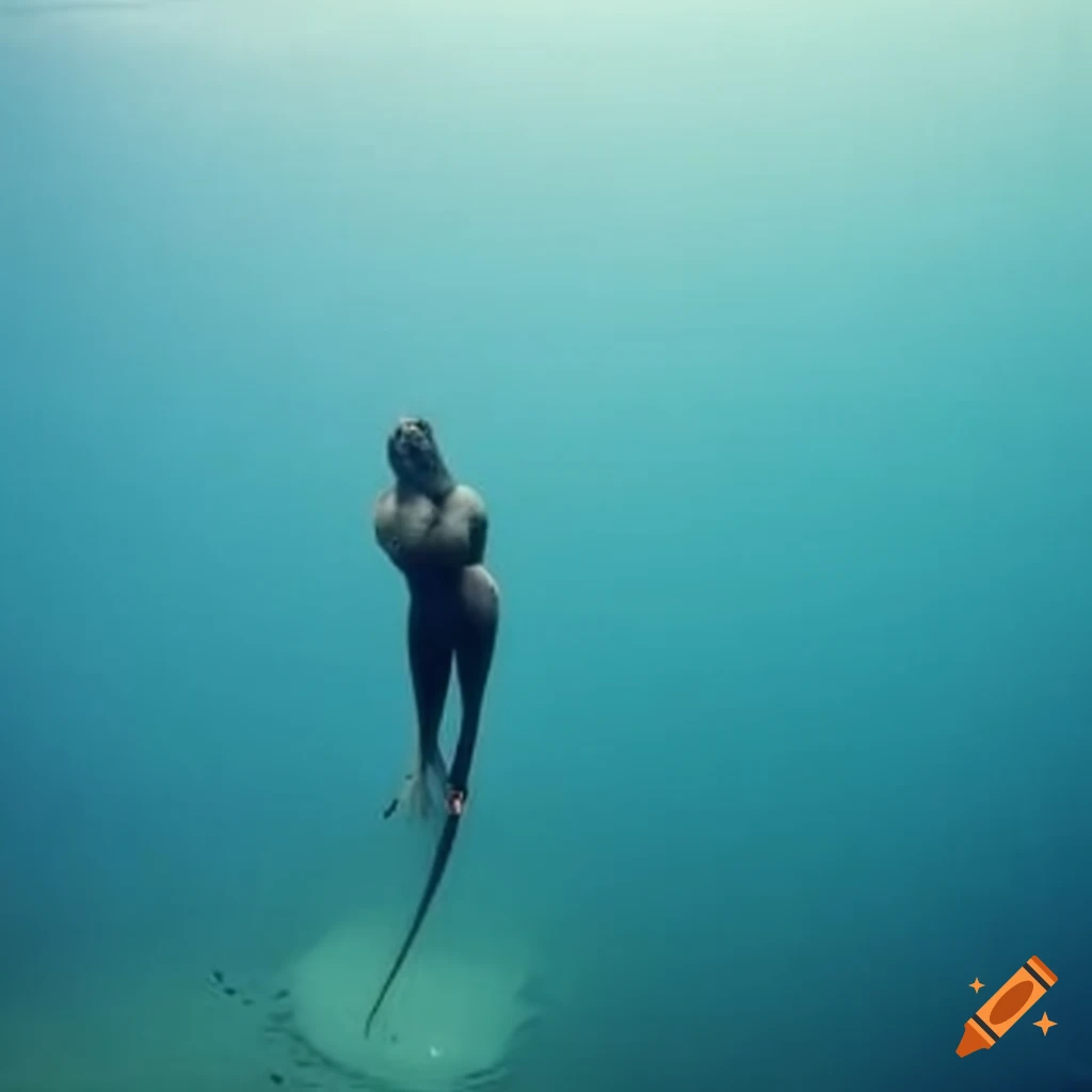 Invisible human surfing on a whale with dirty laundry, vintage vibe