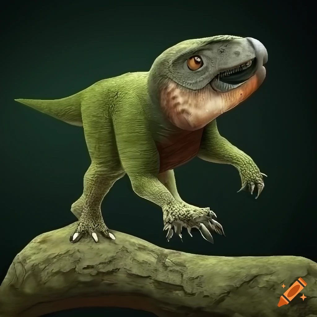 Arboreal feathered dinosaur with koala features