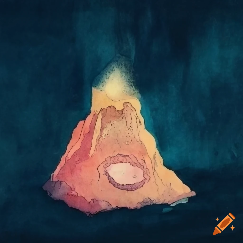 HD album art with poppy opioid fungus crystal in a surreal ethereal world