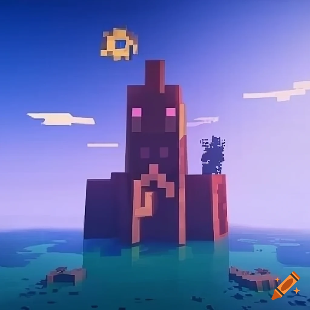 Poster of Minecraft with Elwen text in the bottom right corner