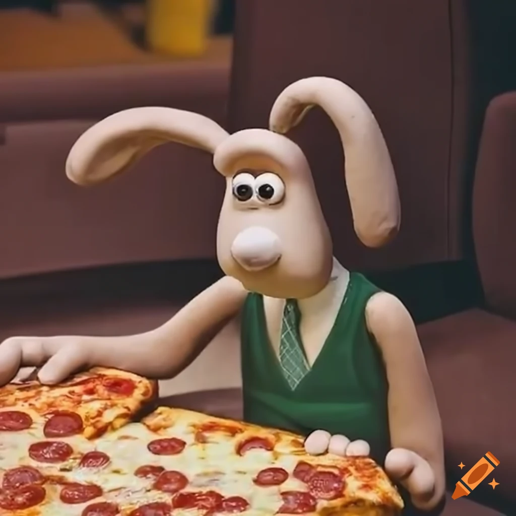 Wallace and Gromit caught on surveillance camera stealing pizza