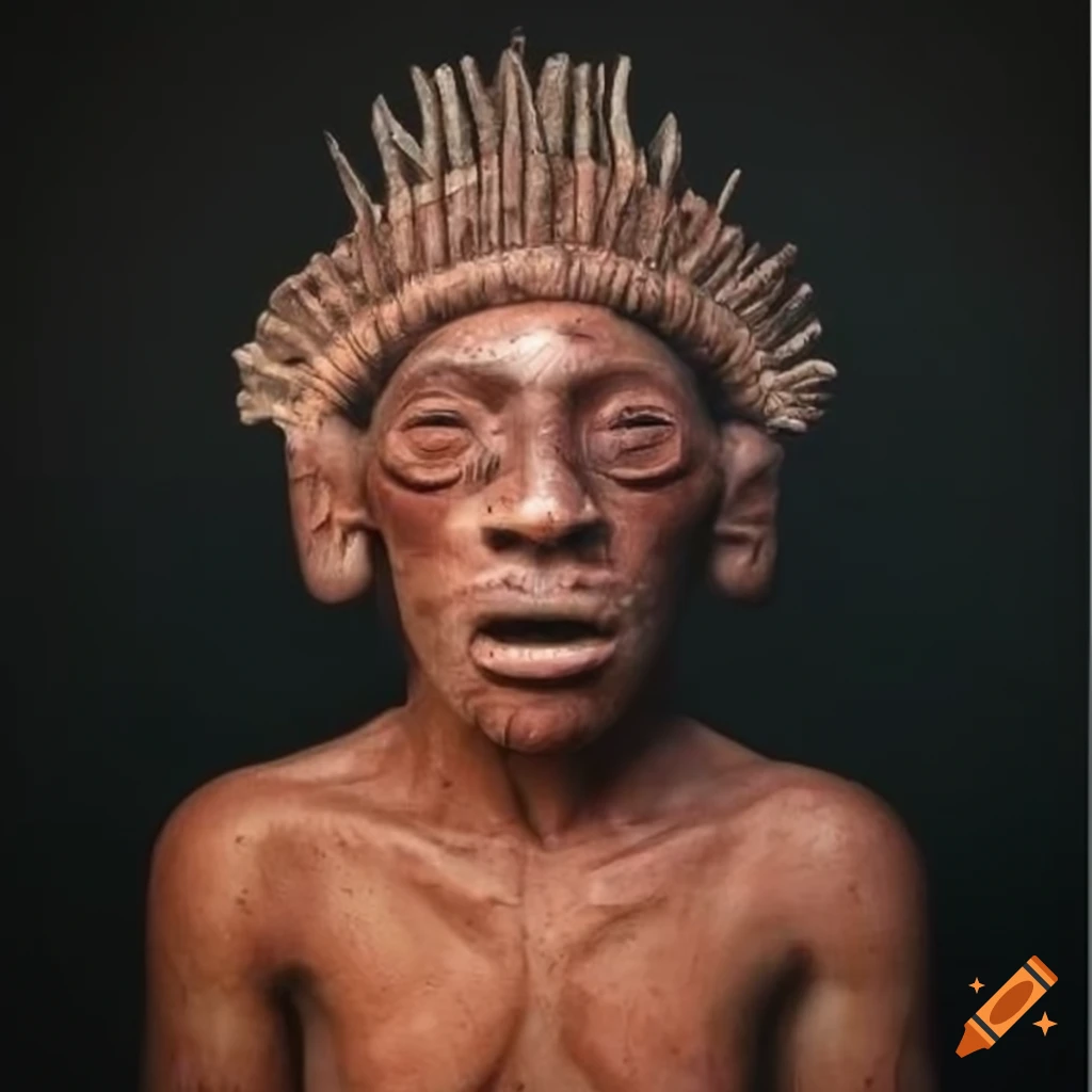 Realistic depiction of a Taino cemi idol