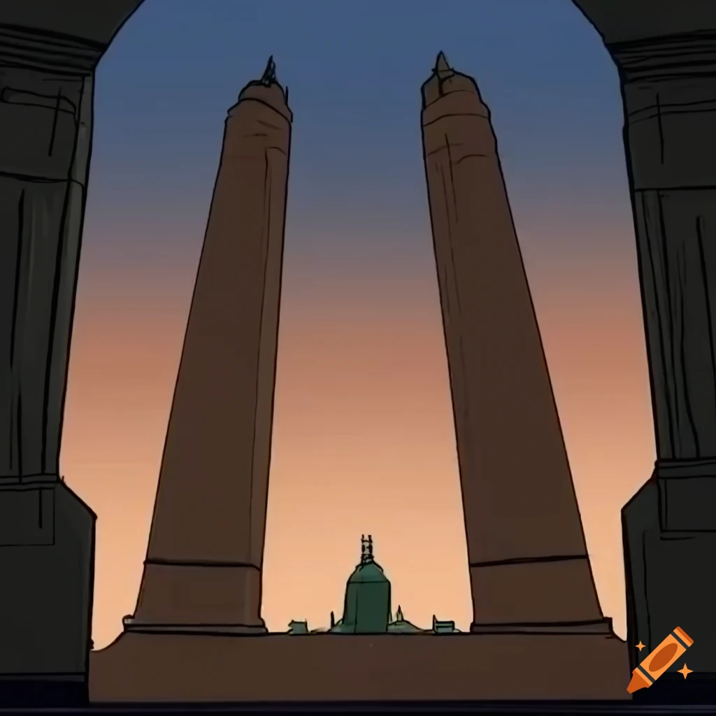 Monument cartoon
