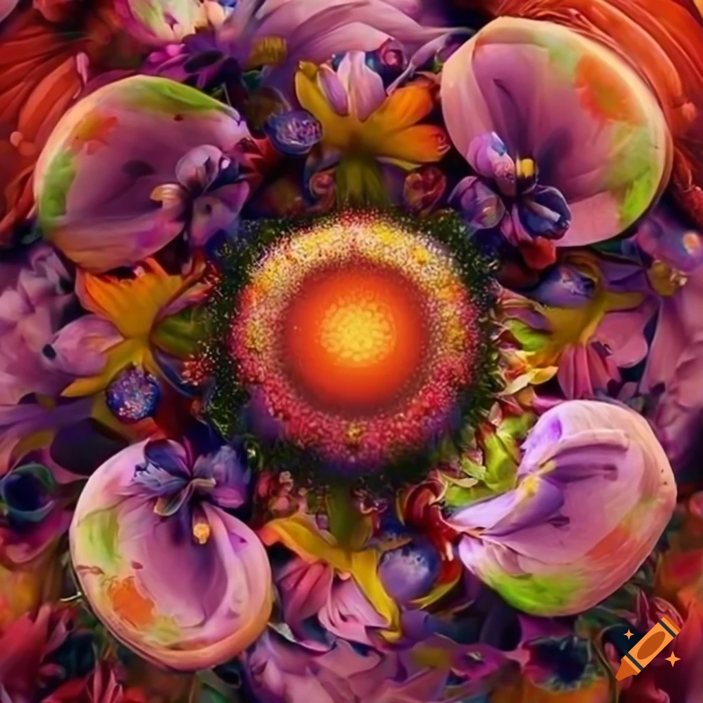 Dreamy floral aesthetic