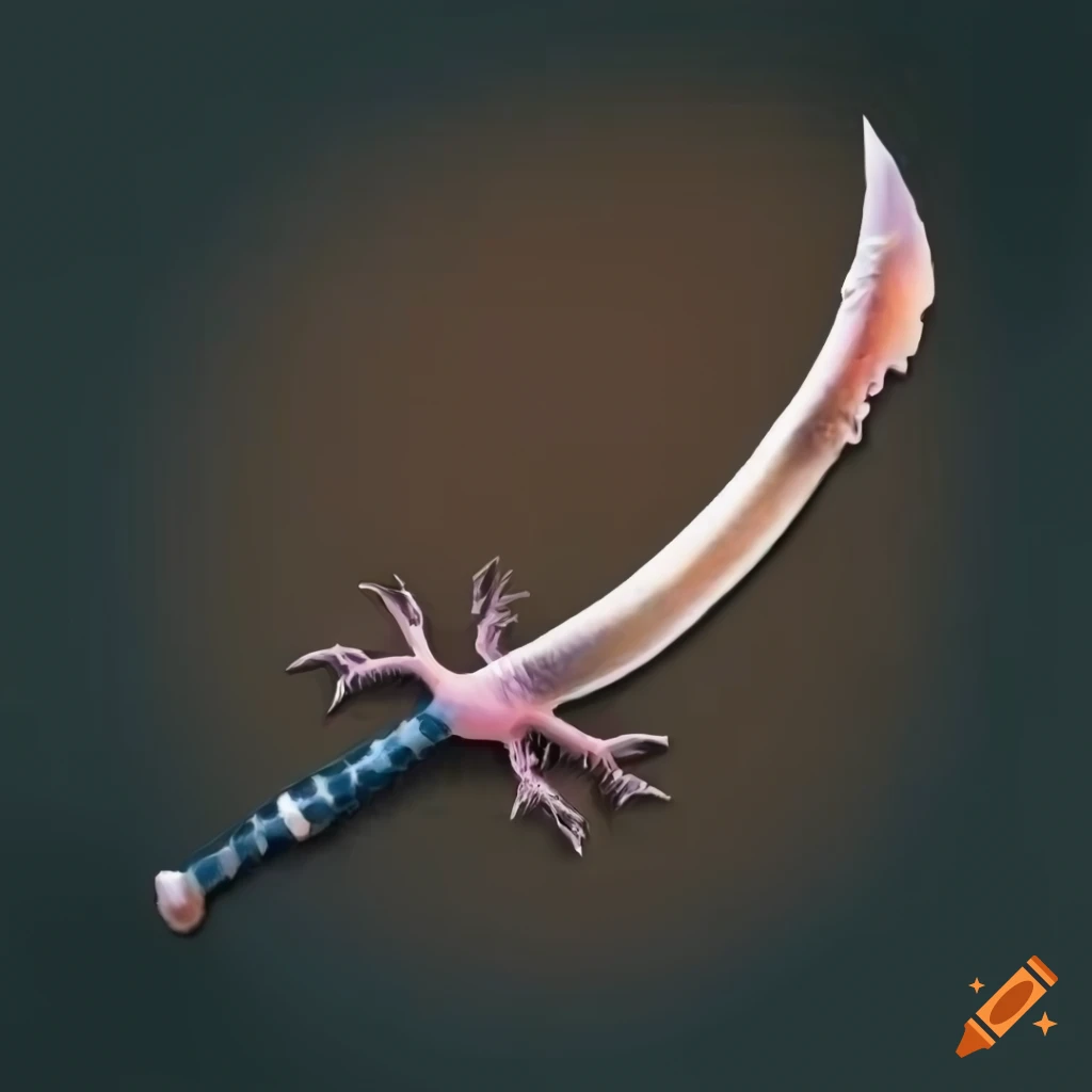 Axolotl with a cutlass