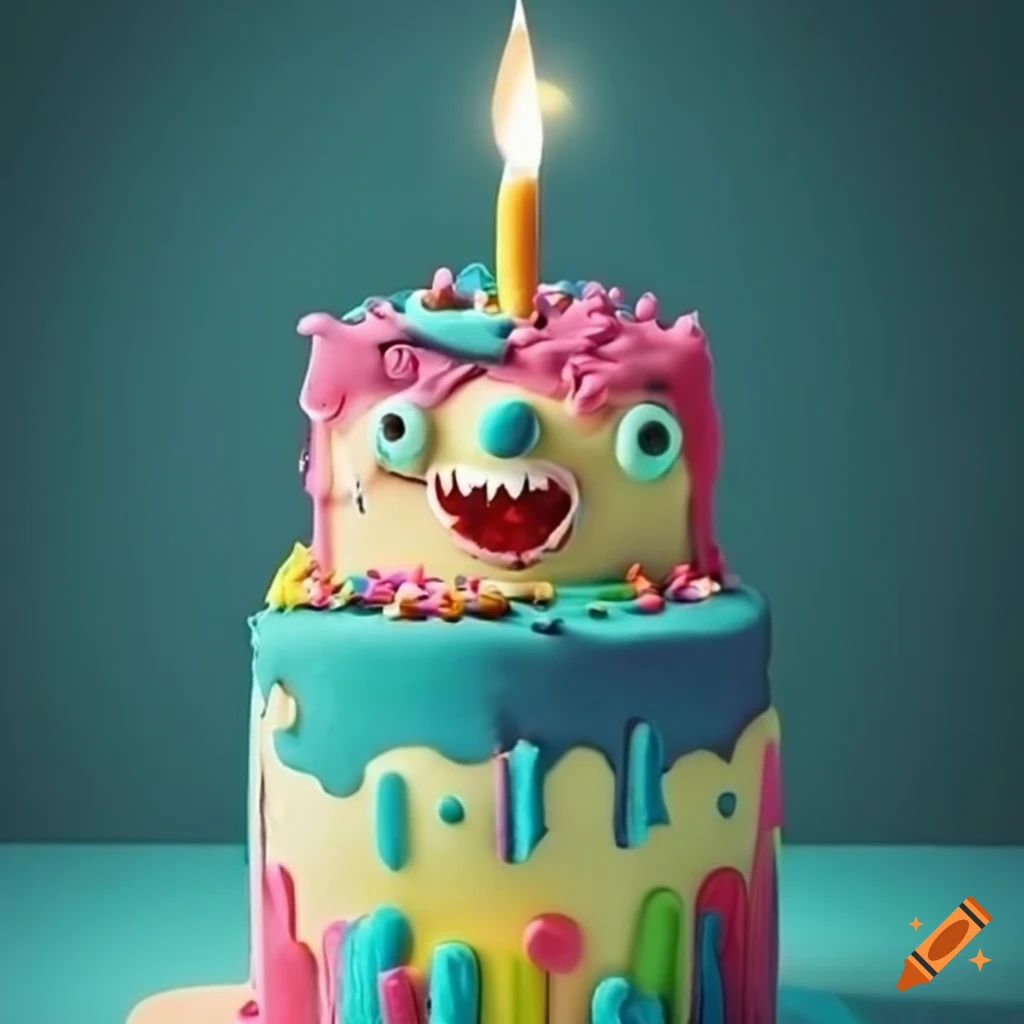 Unique birthday cake design