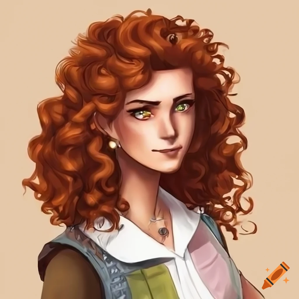 Jovial halfling with curly auburn hair, green eyes, and patchwork vest