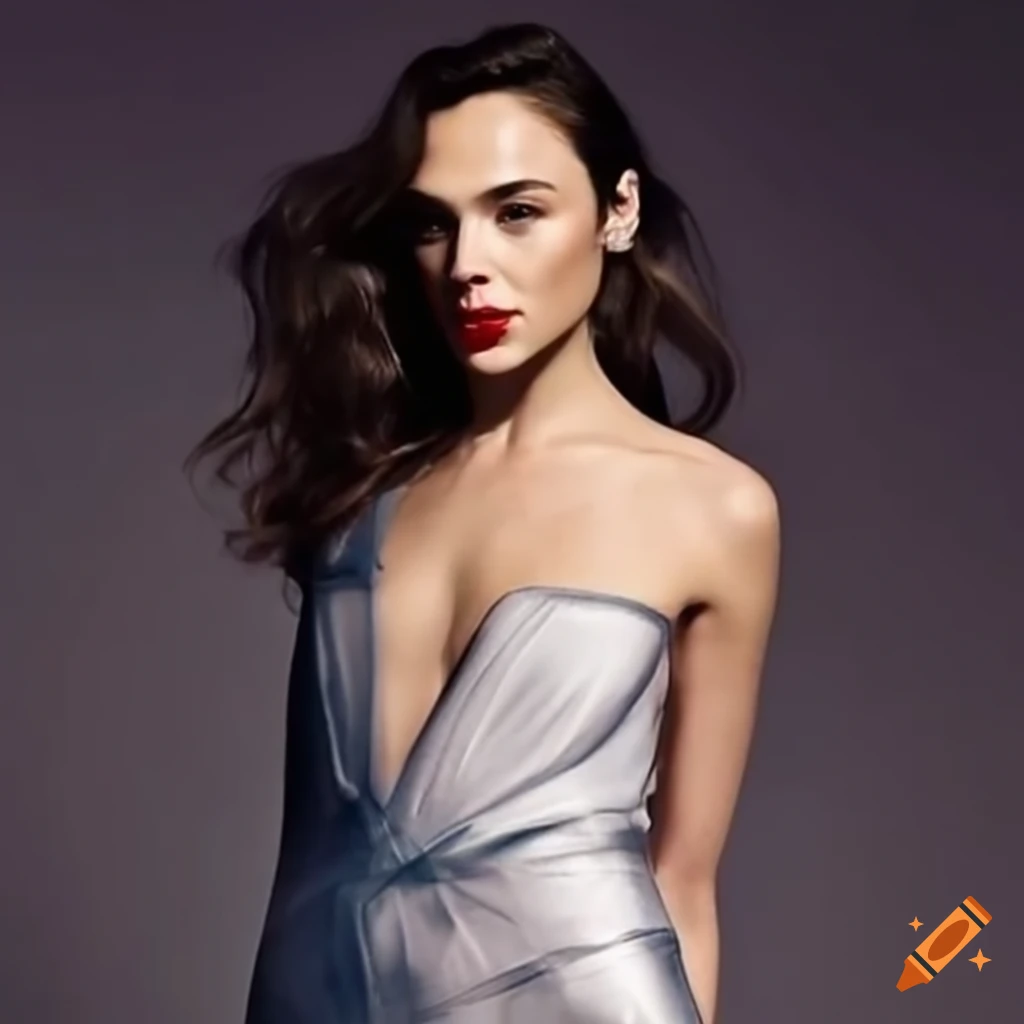 Runway model resembling Gal Gadot