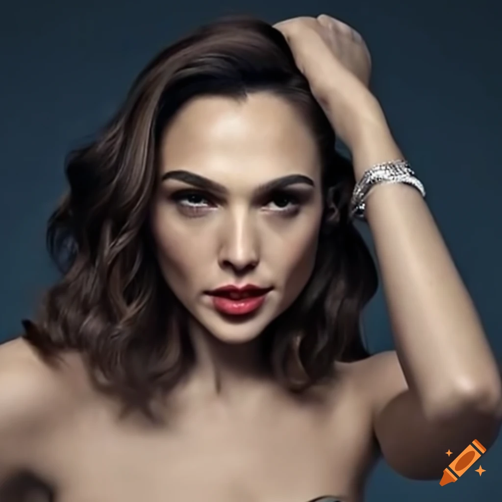 Runway model resembling Gal Gadot