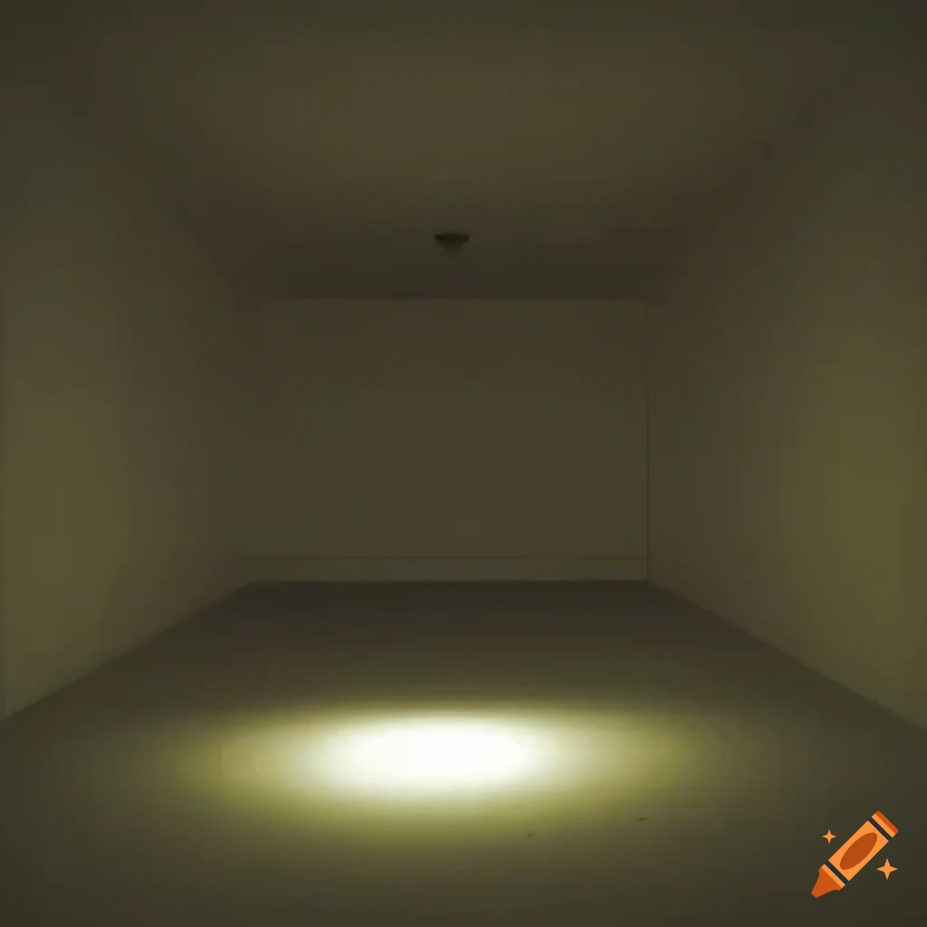 Liminal room VHS aesthetic