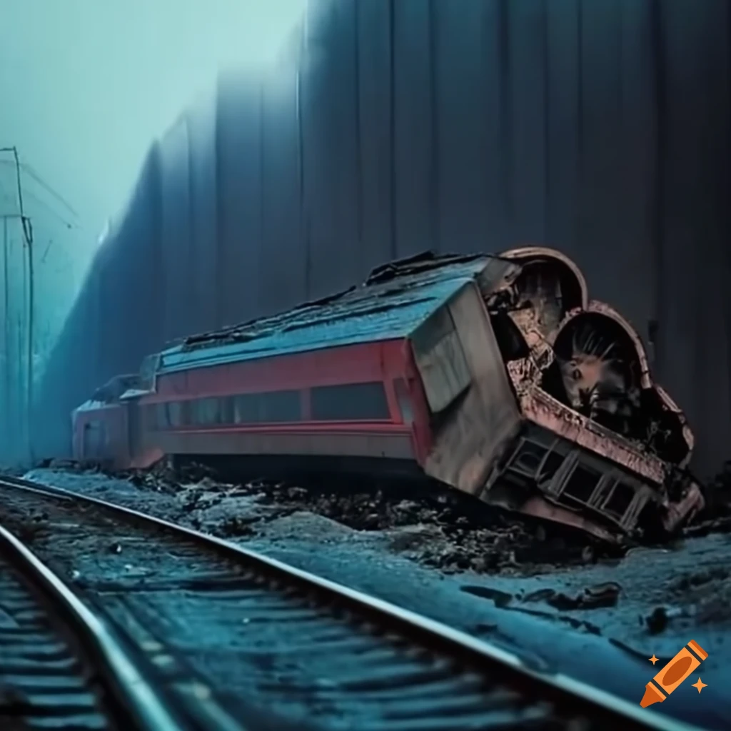 Derailment train in Poland