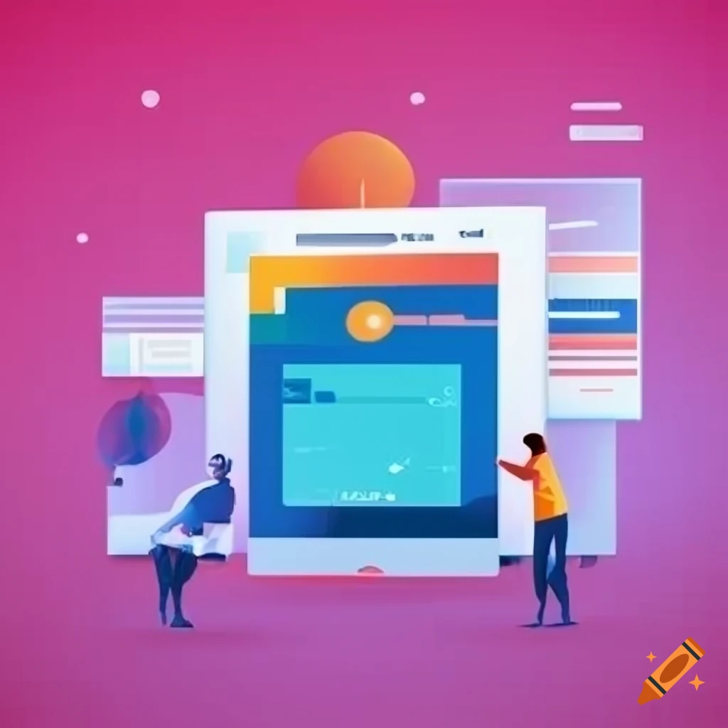 Web page UI design for professional websites