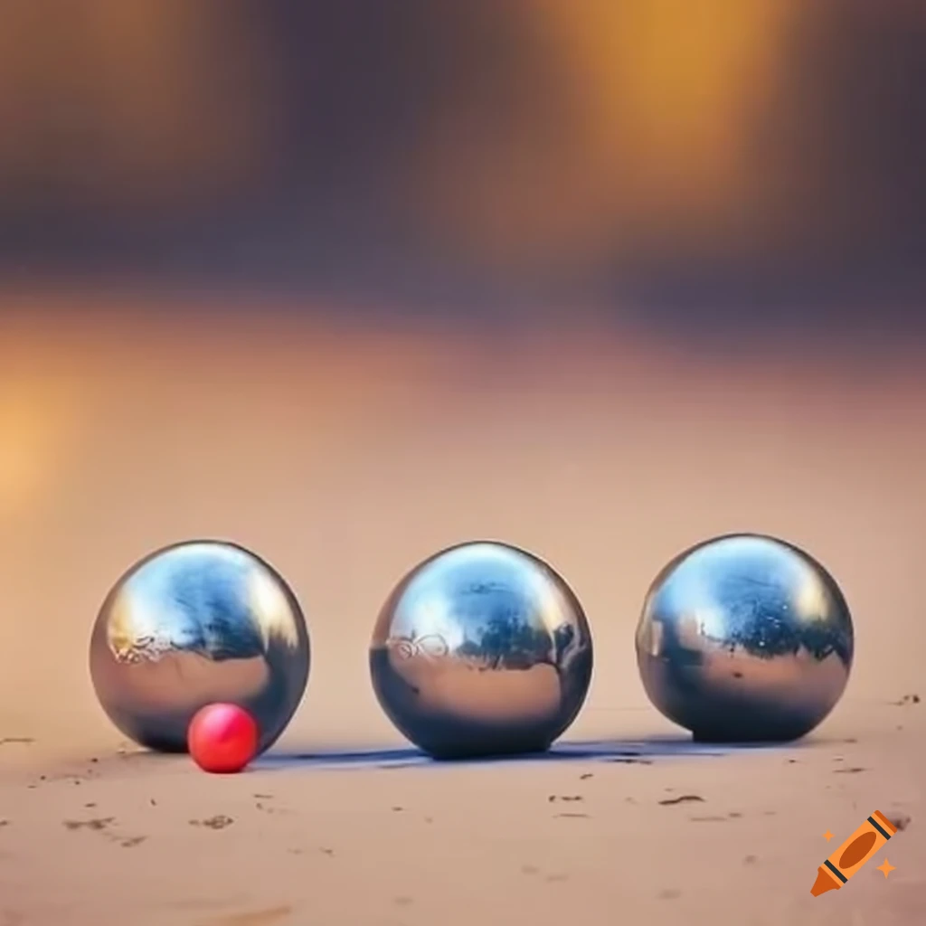 Person playing petanque