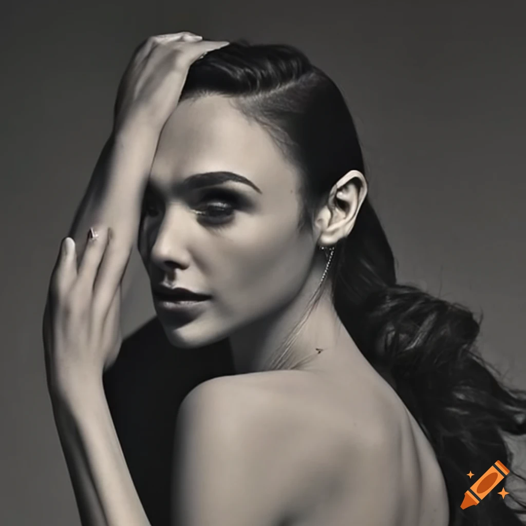 Runway model resembling Gal Gadot