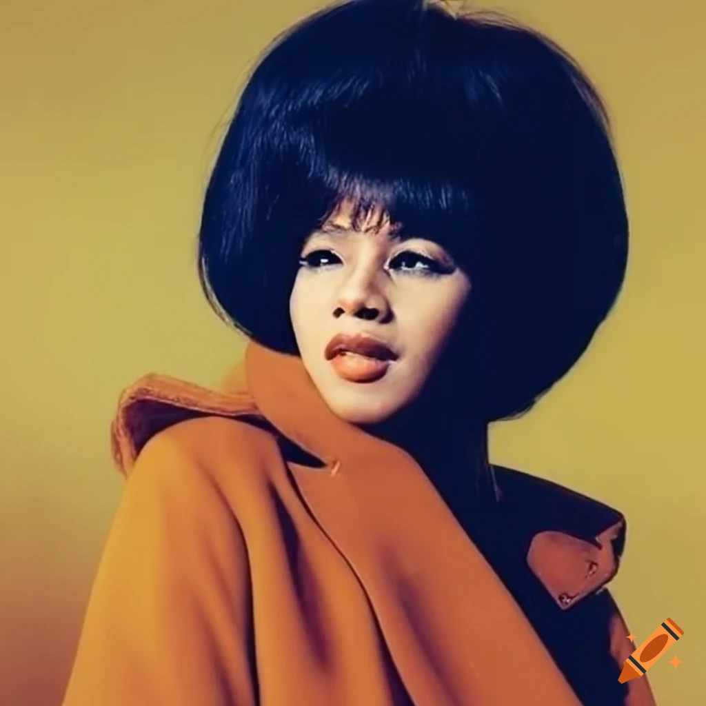 Ronnie Spector and Estelle of The Ronettes in chic fall coats in a New York City park