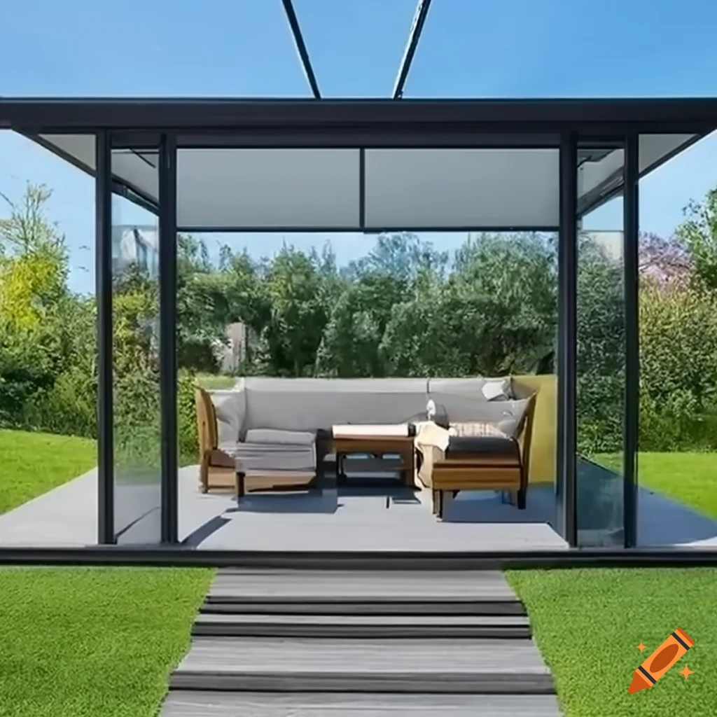 Colorful verandas for socializing and drinking