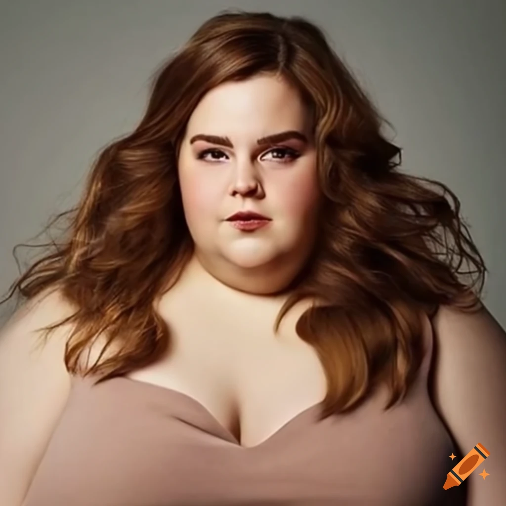 Plus-size model with Emma Watson look