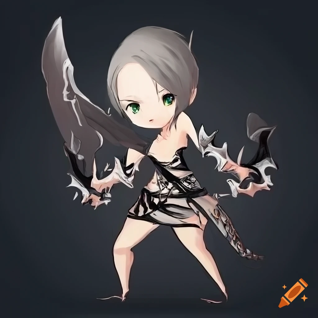 Stylized artwork inspired by Blade & Soul