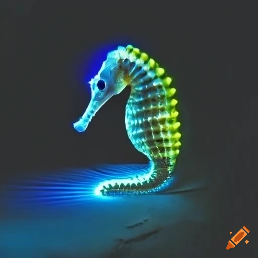 Electroluminescent hippocampus in crystal