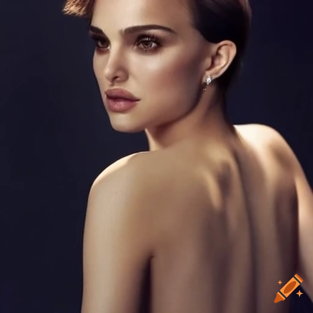 Runway model resembling Natalie Portman
