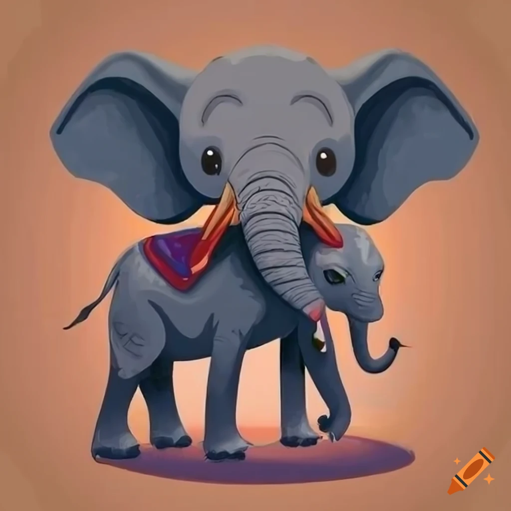 Elephant with baby elephant