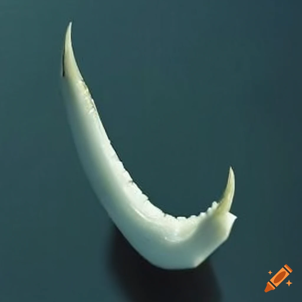 Single bone talon or fang or claw