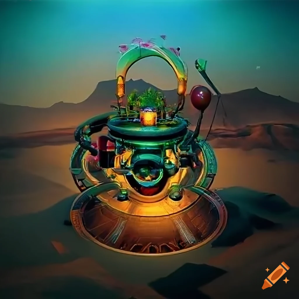 The Time Machine artwork by multiple artists in ultra-high resolution