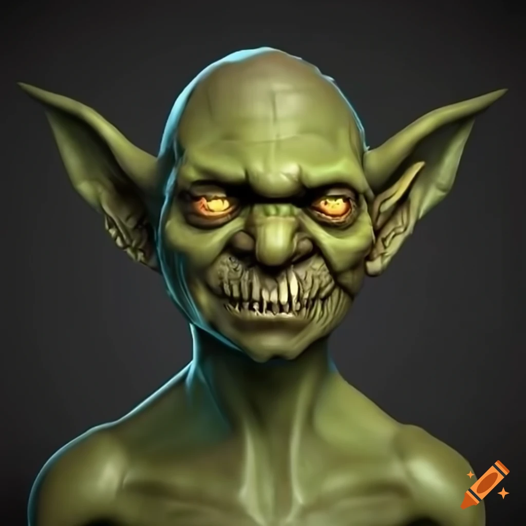 DnD model of a scary goblin creature