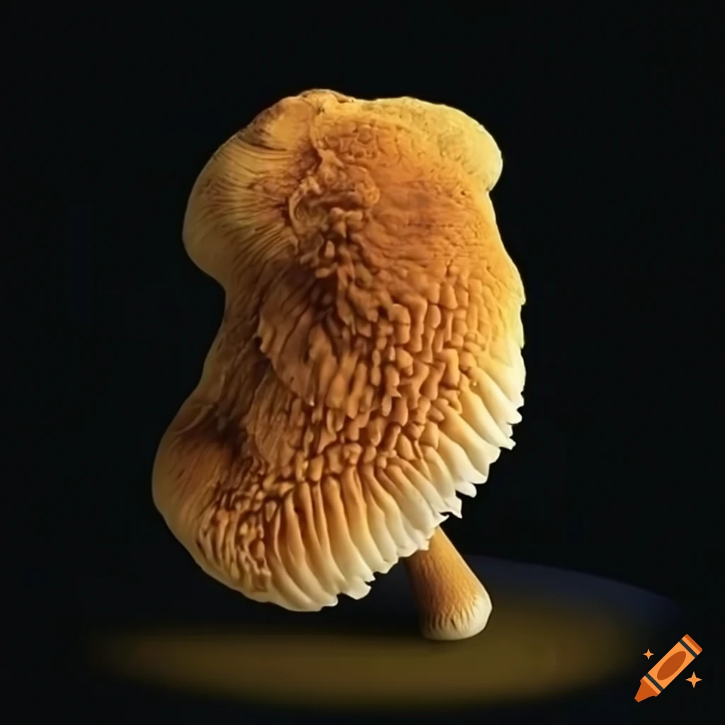 Mushroom with a lion's mane