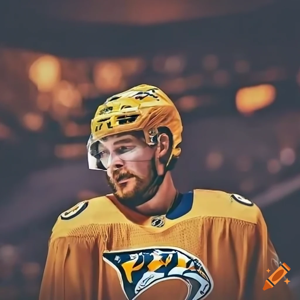 Exciting hockey game at Bridgestone Arena with Nashville Predators