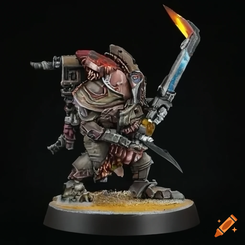 Kill team Tiberium ratfolk welding in arctic conditions