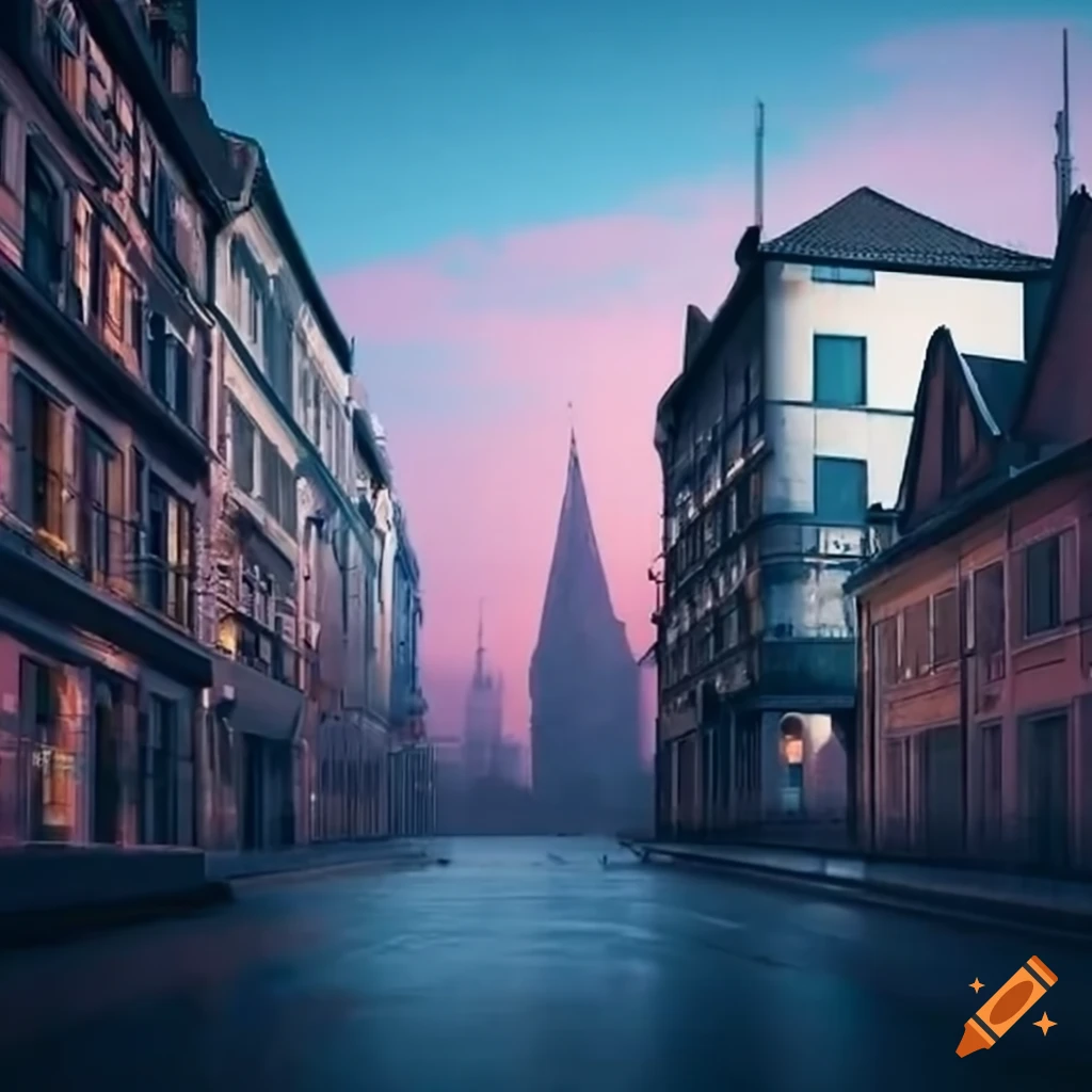 Modern European town