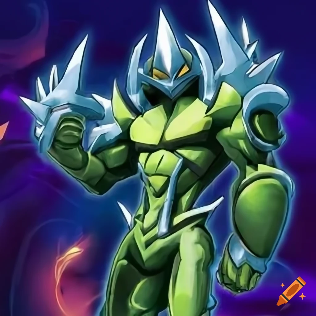 Elemental hero gas soldier from Yu-Gi-Oh card game