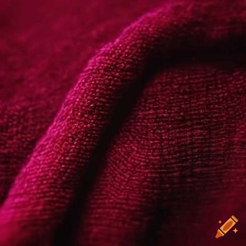 Piece of cloth with a hole seen up close