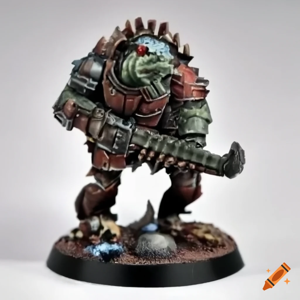 Kill team Tiberium ratfolk welding in arctic conditions