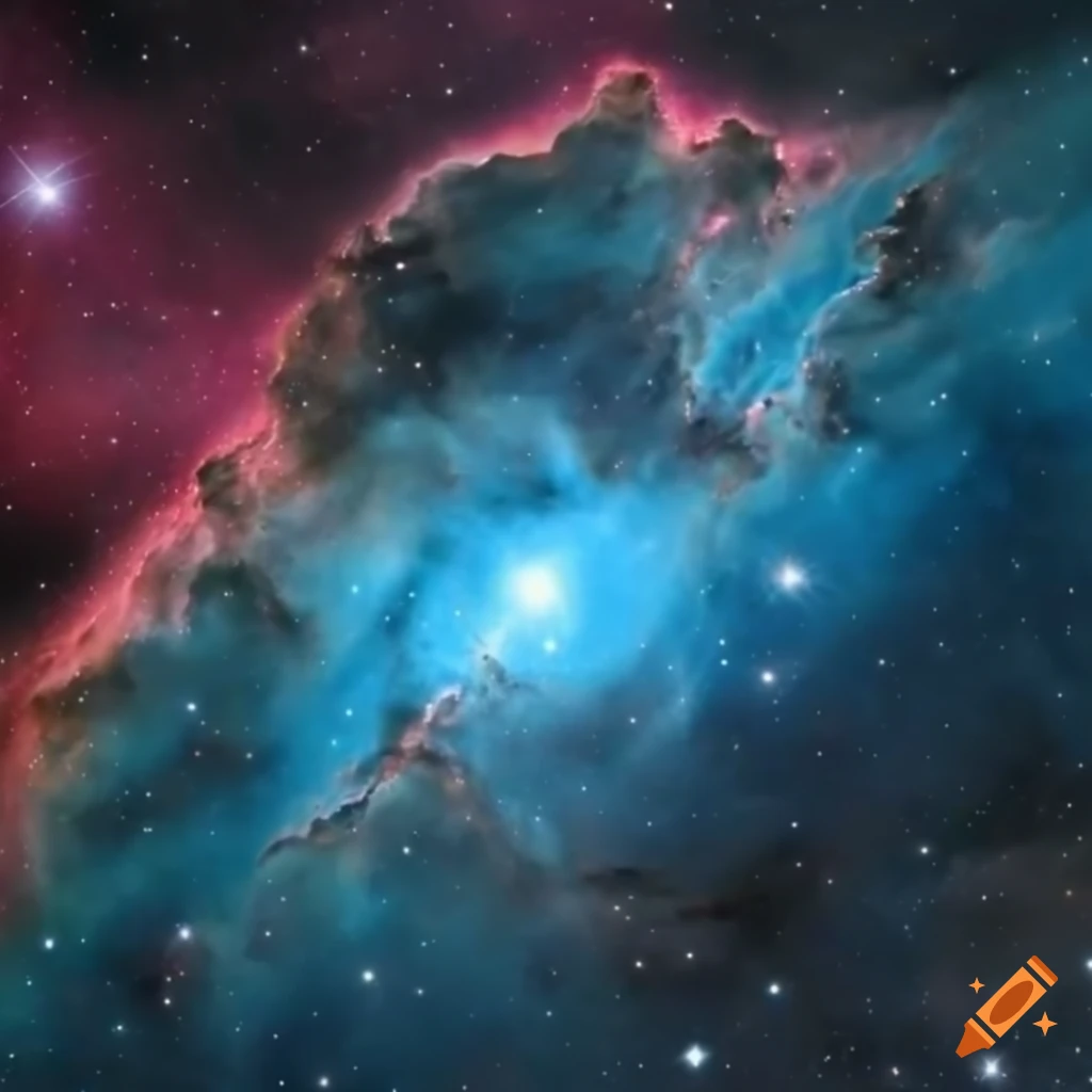 Nebula in deep space
