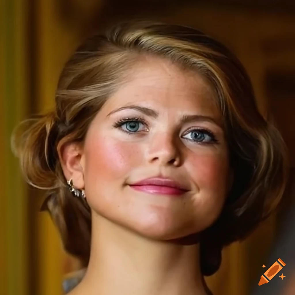 Princess Madeleine with a surprise short haircut looking regal and empowered