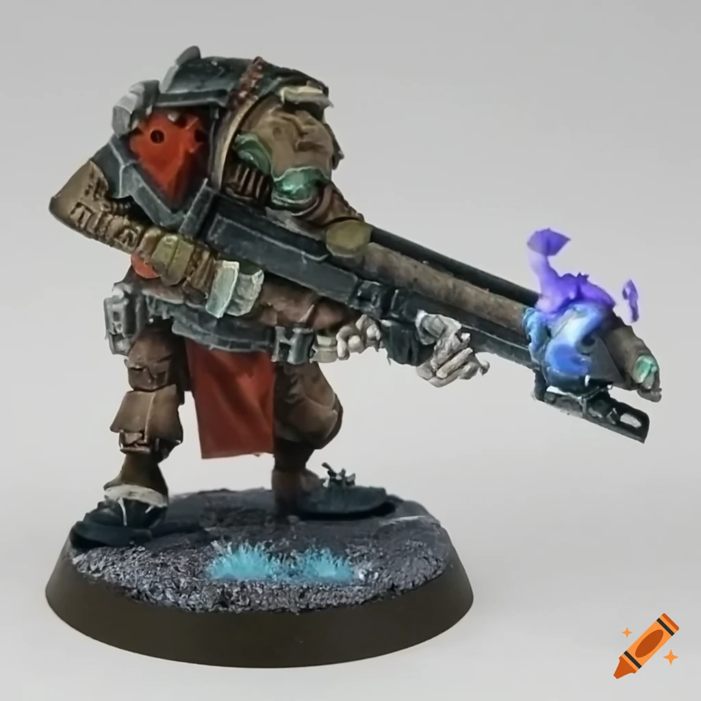 Kill team Tiberium ratfolk welding in arctic conditions