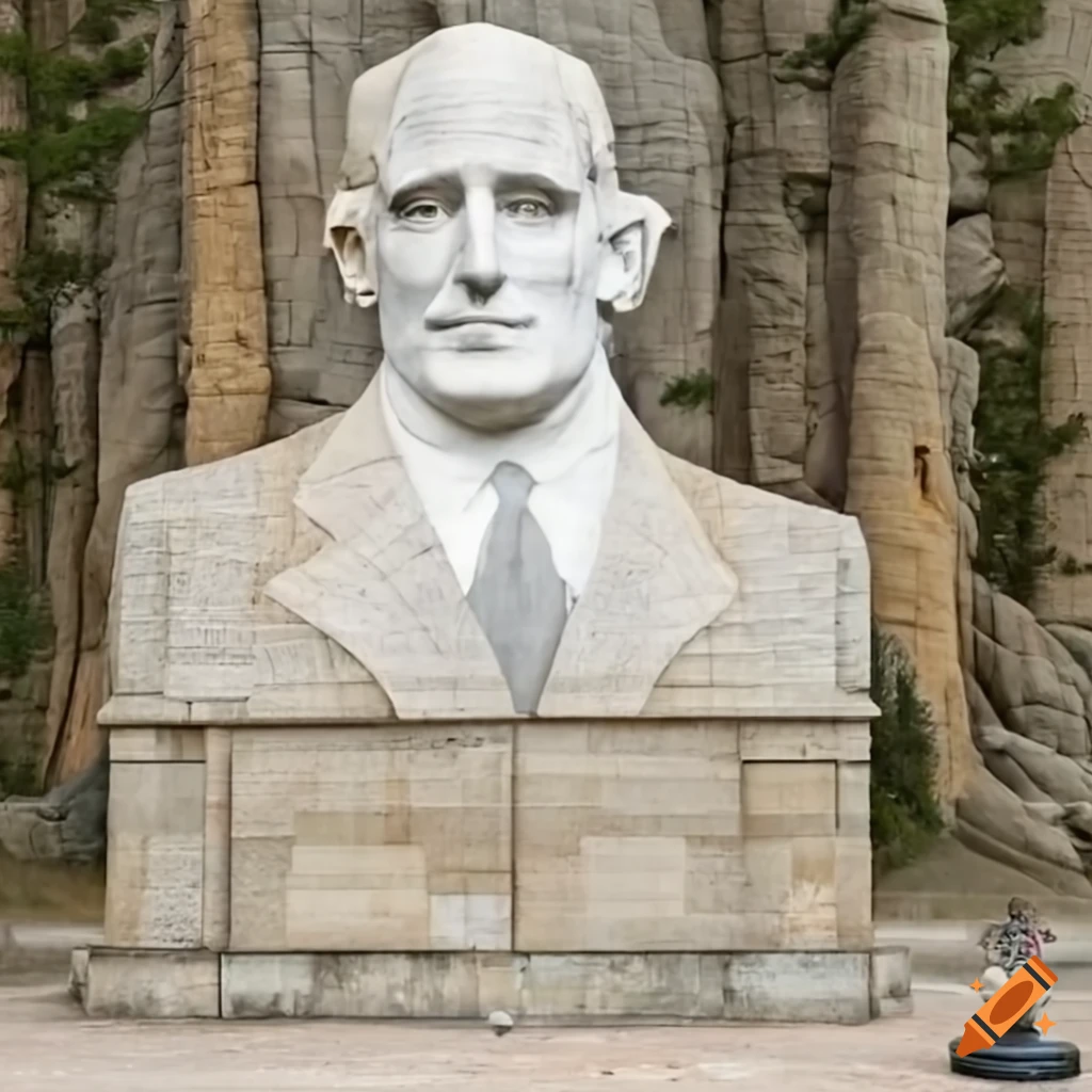 Backdoor view of Mount Rushmore