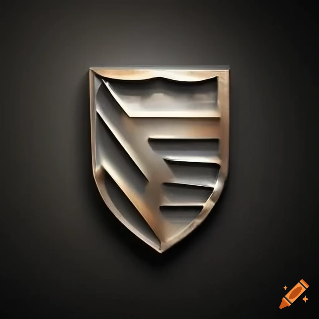 Metal emblem building design
